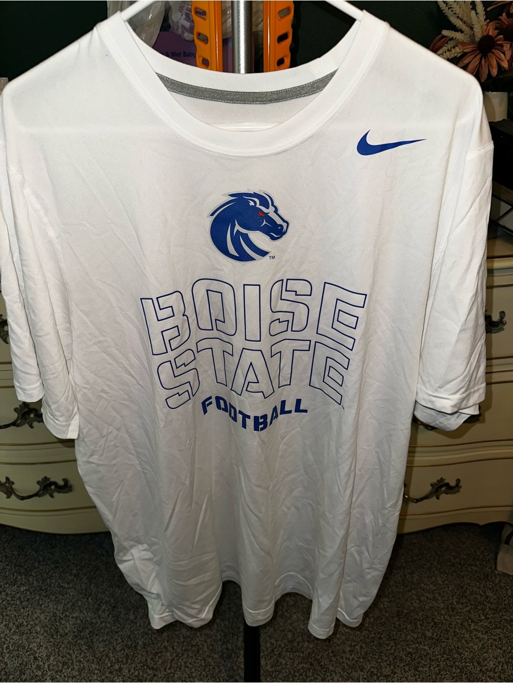 Boise State Nike Men’s Athletic White Tee XL